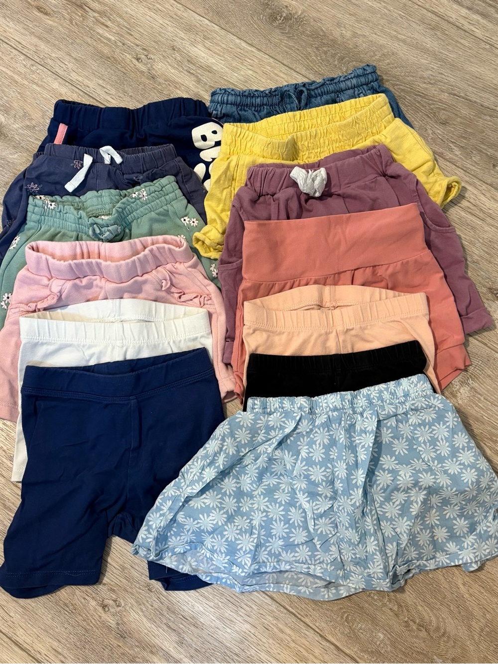 12 Pairs of Shorts & 1 Skort Bundle/Lot
